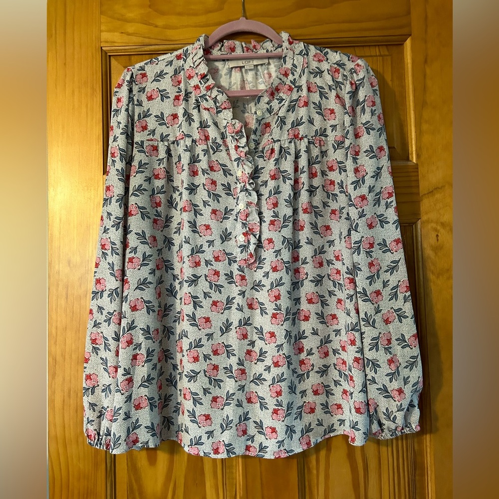 Loft Floral Blouse